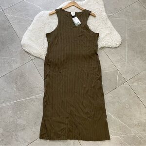 H&M Olive Maxi Dress